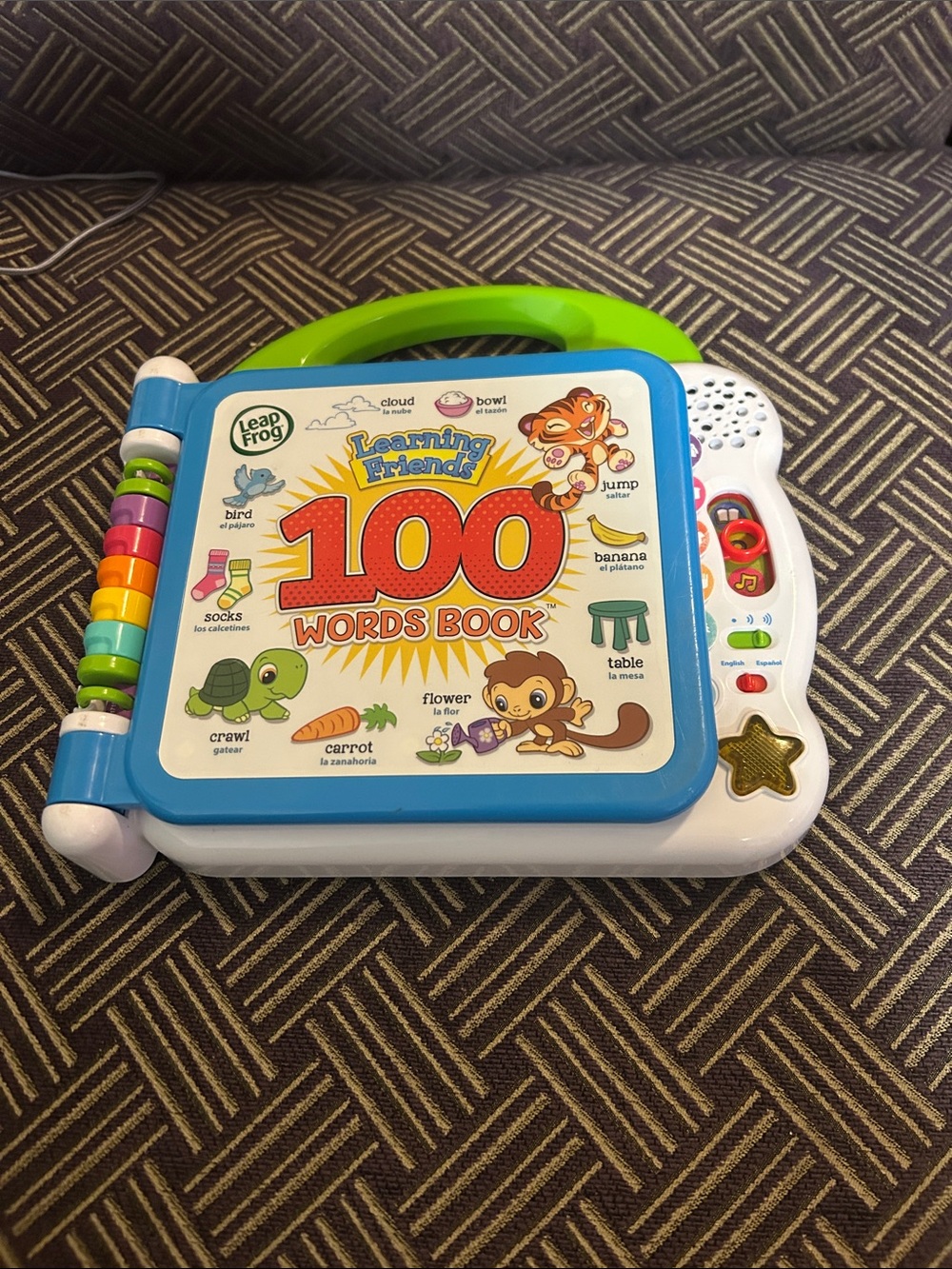 Learning Friends 100 Words Book - Blue/Green